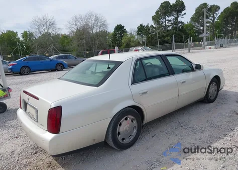 2002 Cadillac Deville Dhs z USA, uszkodzony, nr VIN 1G6KE57Y72U277357